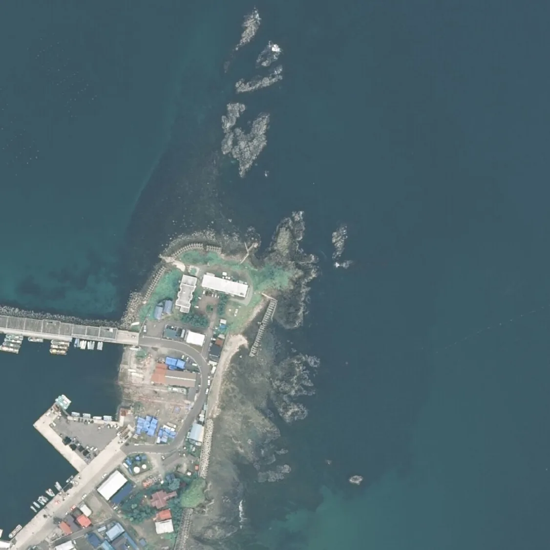 弁天島の航空写真