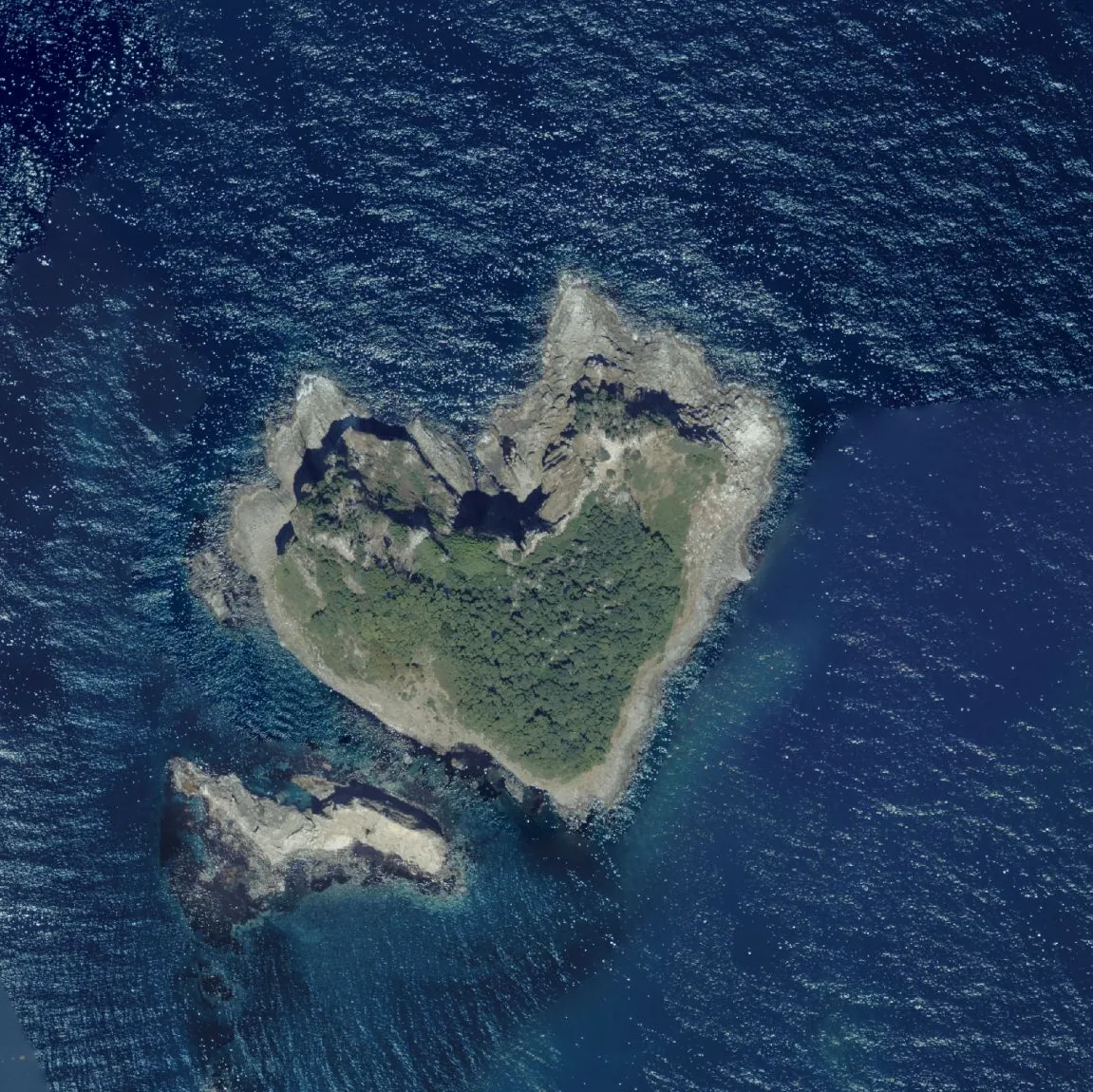 宝島の航空写真